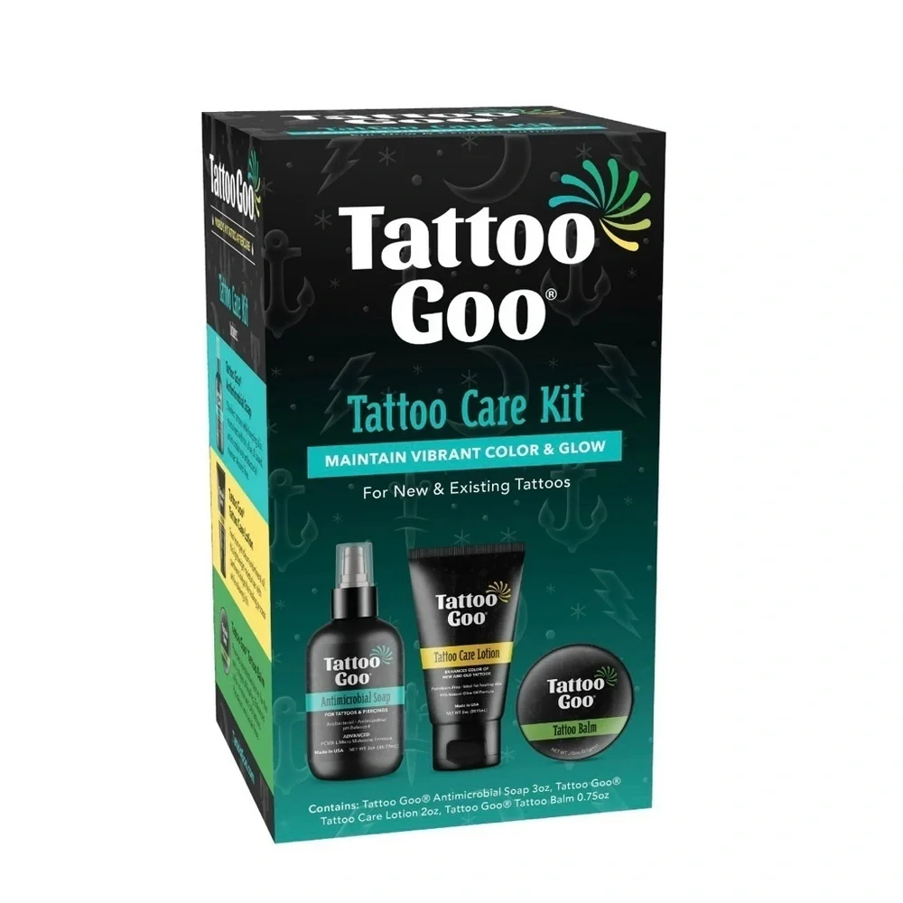 New Sealed Tattoo Goo. Tattoo Care Kit. Maintain Vibrant Color & Glow. NEW - Picture 5 of 7